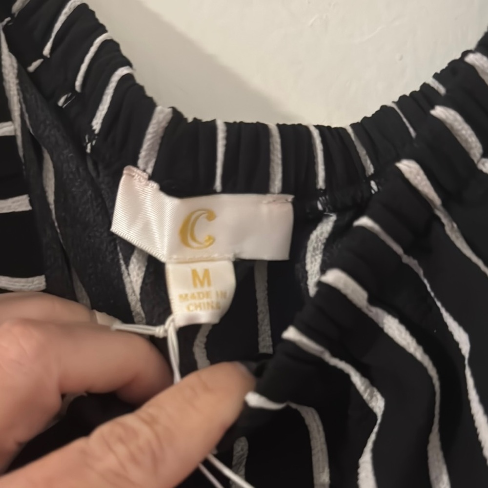 Chic Striped Ruffle Dress - Picture 2 of 5